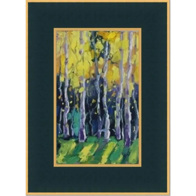 Aspen Glow, Expressionist Oil Painting For Sale - Image 12 of 12