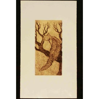 Isabella Collodi, La Notte di Felix, Etching, 2000 For Sale