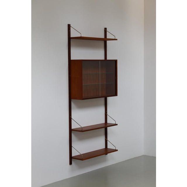 Danish Modern 1-Bay Modular Teak Wall Unit by Poul Cadovius for Cado, 1960s. Mid-Century Modern 1 bay shelving system...