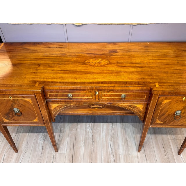 Late 18th Century English George III Inlaid Mahogany Sideboard For Sale - Image 15 of 16