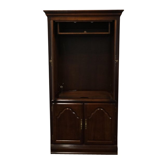 Kincaid Furniture Cherry Mountain III Solid Cherry Traditional Style 38" Media Armoire 81-035 For Sale - Image 4 of 13