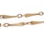 1970s 1970s 14k Yellow Gold Modernist Tapered Bar Link Necklace For Sale - Image 5 of 6