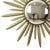 Mid-Century Modern Mid-Century Modern Copper-Plated Metal Sunburst Mirror from Deknudt, 1960s For Sale - Image 3 of 13