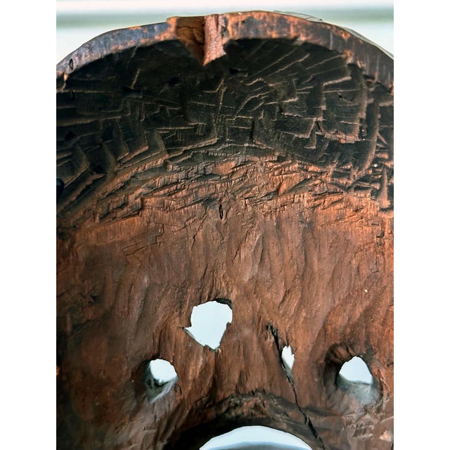 Guere Mask from Cote d'Ivoire Africa with Sotheby's Sticker For Sale - Image 15 of 17