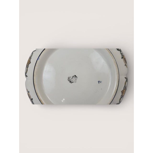 Earthenware Melon Dish from Gien, 1890s For Sale - Image 9 of 11
