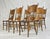Oak Farmhouse Dining Chairs Set of 6, Carved Peacock Backs, Ronnoco 1978 For Sale - Image 13 of 18