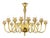 Linear Modern Amber Murano Glass Chandelier by Simoeng for Simoeng For Sale