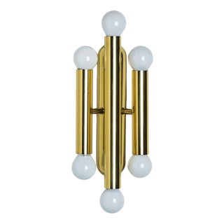 Brass Wall Light by Sciolary, Italy, 1970s For Sale