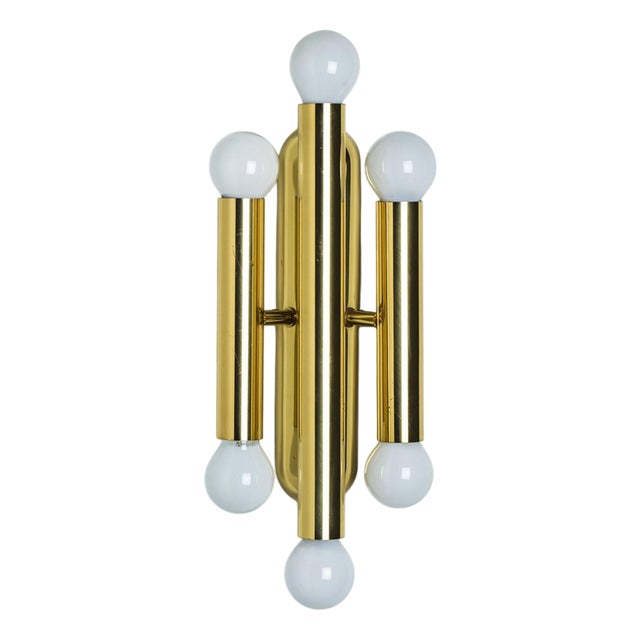 Brass Wall Light by Sciolary, Italy, 1970s For Sale