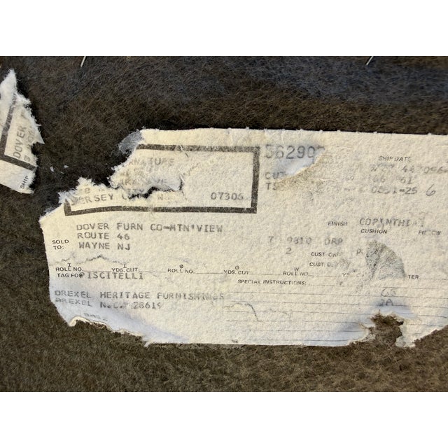 6 Vintage Drexel Heritage Furniture Co. Dining Room Chairs , Carved Ash Wood For Sale - Image 13 of 14