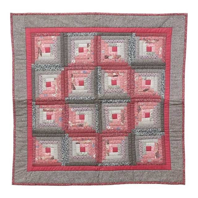 Pink Vintage Quilt For Sale