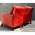 Red Vintage Bassett Red Leather “Austin” Club Chairs - A Pair For Sale - Image 8 of 12