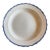 A Very Nice Antique Blue Feather-Edge Pearlware Plate, Circa 1810 For Sale