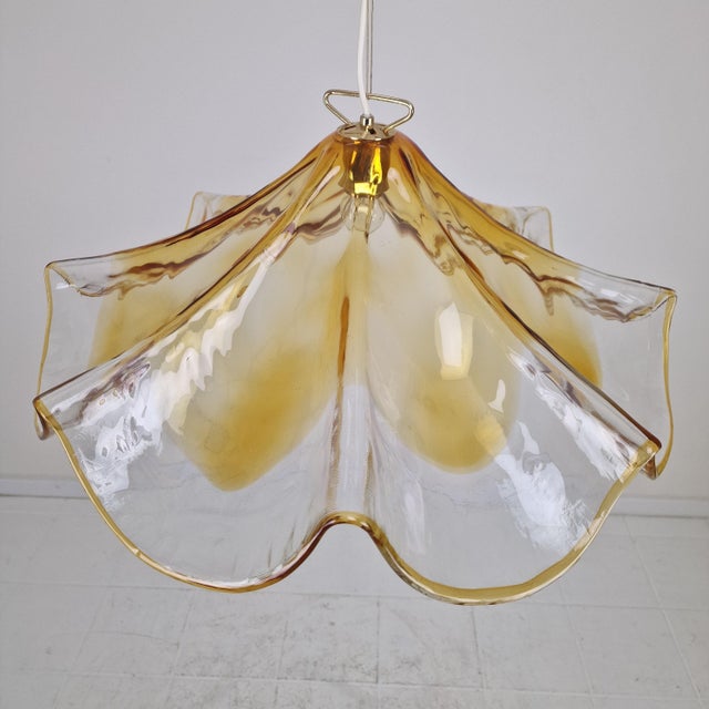 Large Murano Glass Pendant Lamp from La Murrina, Italy, 1980s For Sale - Image 6 of 15