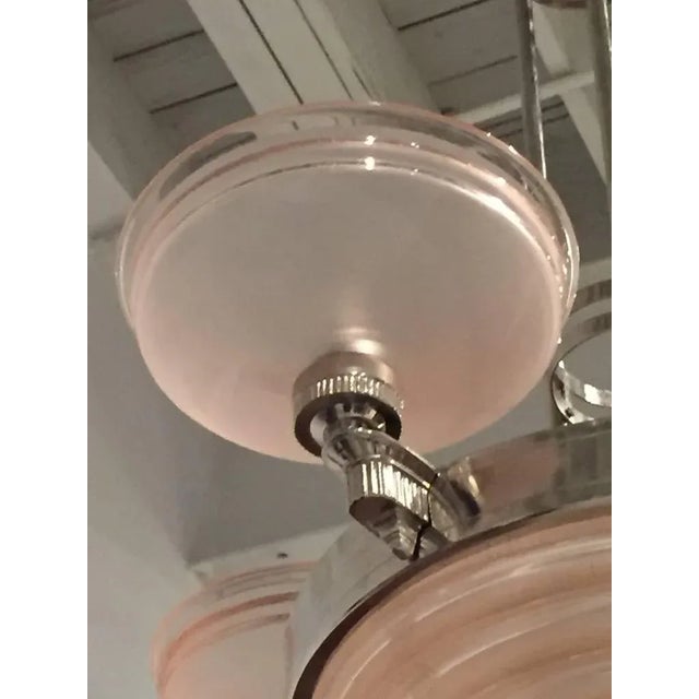 French Art Deco Chandelier Signed by G Leleu For Sale In New York - Image 6 of 11