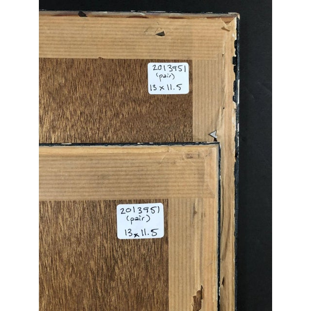 Mid 20th Century Black and Gold Rickshaw Japanese Style Scenic Signed, Pair For Sale In Los Angeles - Image 6 of 9