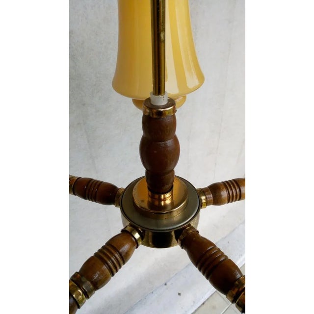 Metal Vintage Chandelier, 1960s For Sale - Image 7 of 13