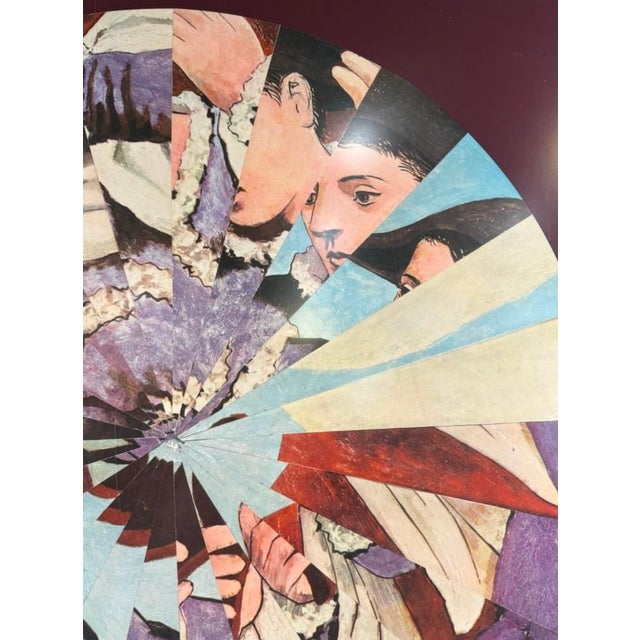"Picasso/Tondo" #1/5 — Framed Collage, Herbert Simon 2008 For Sale - Image 6 of 10