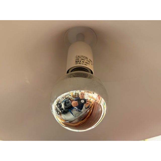 G U B I Medium Semi Matte White Pendant For Sale - Image 11 of 12