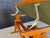 Vintage Danish Modern Adjustable Desk Drafting Table For Sale - Image 9 of 10