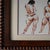 Oxblood Red Vintage Mid 20th Century Original Nude Study Painting For Sale - Image 8 of 15