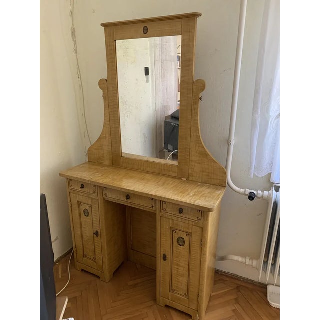 Hand Painted Wooden Dressing Table, 1910s For Sale - Image 6 of 6