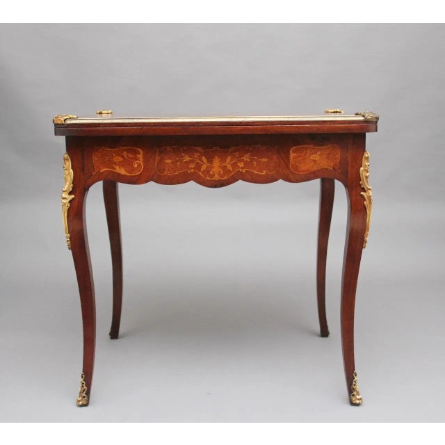 19th Century Kingwood Card Table For Sale - Image 16 of 16