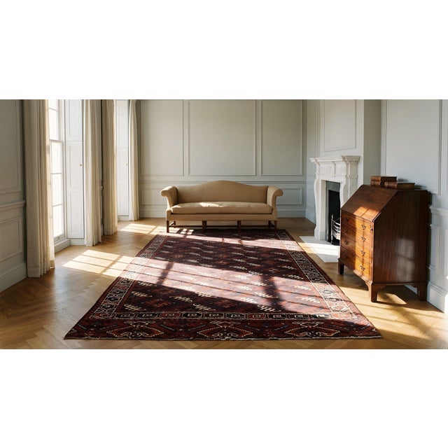 19th Century Russian Yamoud Turkmen Carpet ( 6'3" x 10'9" - 190 x 327 ) For Sale - Image 11 of 12