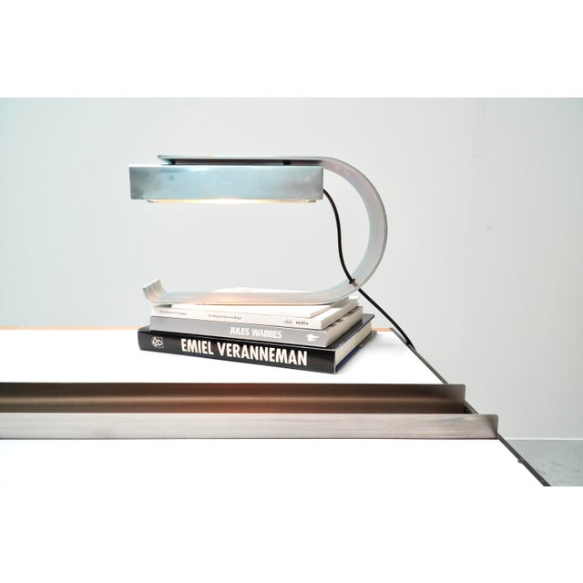 CG01 Table Lamp in Galvanized Steel by Christophe Gevers, 2010s For Sale - Image 6 of 9