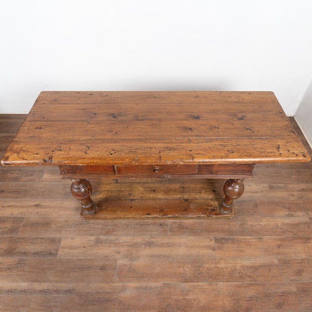 Baroque 18th Century Baroque Refectory Library Table, Denmark For Sale - Image 3 of 12