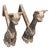 A Pair of Vintage Mid-Century Stylized Cast Iron Cat Andirons For Sale In West Palm - Image 6 of 12