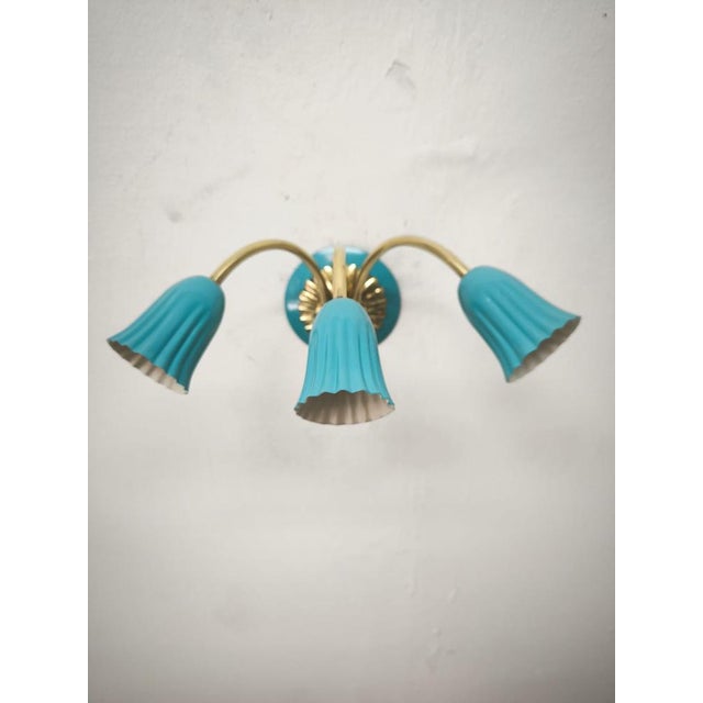 Sputnik Wall Light from Tre Luci, 1940s For Sale - Image 11 of 11