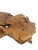 Vintage Organic Modern Two-Tier Live Edge Wood Coffee Table For Sale - Image 4 of 18