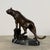 Rustic Bronze Mountain Lion (Puma) Sculpture on Marble – Big Cat Statue – 17” H For Sale - Image 3 of 10