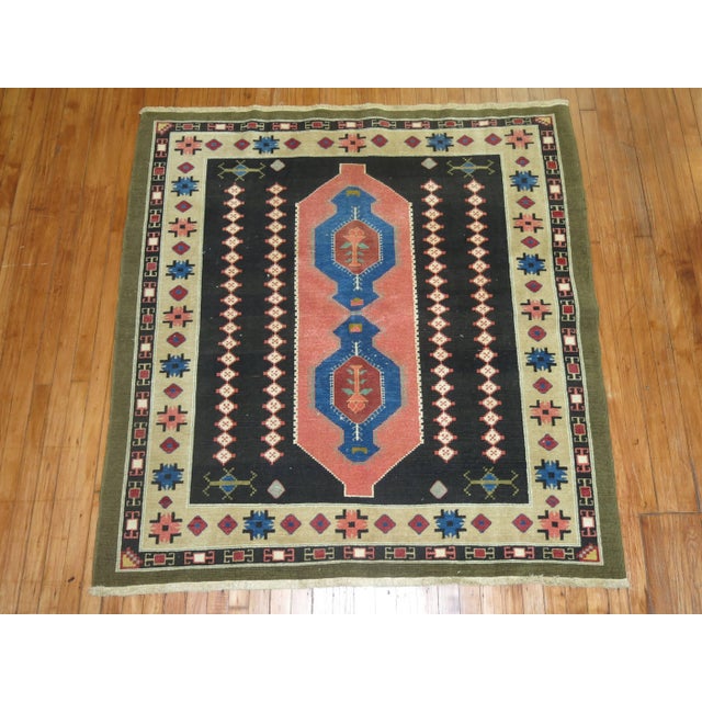 Early 21st Century Vintage Anatolian Carpet For Sale - Image 5 of 6