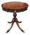 English Georgian Style Mahogany Pedestal Drum Center Table For Sale