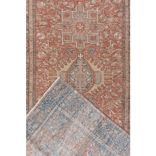 Traditional Antique Circa 1900 Karaja Hand Knotted Runner 4ft 6in X 12ft 6in For Sale - Image 3 of 11