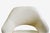 1980s 1980s Plush Creamy White Executive Chair Attributed to Saarinen for Knoll For Sale - Image 5 of 9