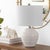 Contemporary Safavieh Lenon Ceramic Table Lamp - White For Sale - Image 3 of 7