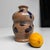 Vintage Dark Blue Glazed Ceramic Vase, Italy, 1990s For Sale - Image 4 of 17