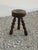 Antique Brutalist Stool in Turned Wood DLG by Charles Dudouyt, 1970s For Sale - Image 14 of 15