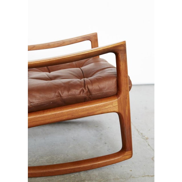 Mid-Century Modern Senator Rocking Chair by Ole Wanscher for Cado, 1960s For Sale - Image 10 of 18