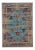 Vintage Style Blue / Beige Persian Rug For Sale
