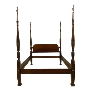Thomasville Queen Size Mahogany Poster Bed For Sale