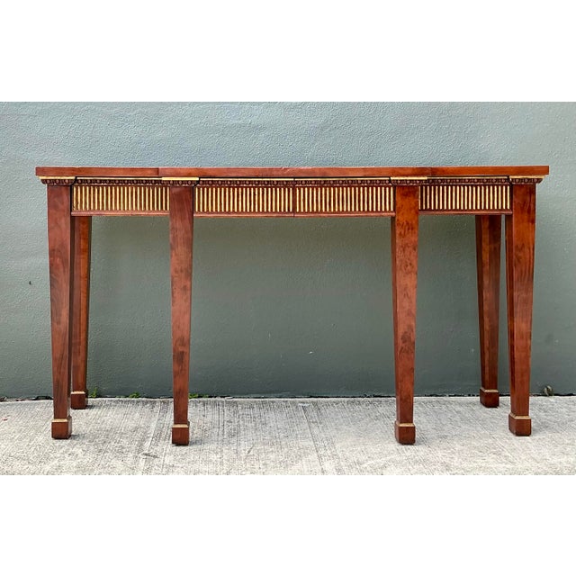 Vintage Gilt Tipped Console Table For Sale - Image 10 of 12