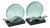 Modernist Bookends Black Granite and Glass Slab, circa 1980 For Sale