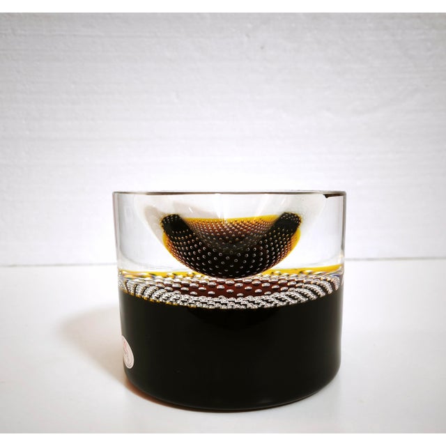Princ Art Glass Vase and Ashtray Set by Pavel Havelka, Czech, 1990s, Set of 2 For Sale - Image 13 of 18