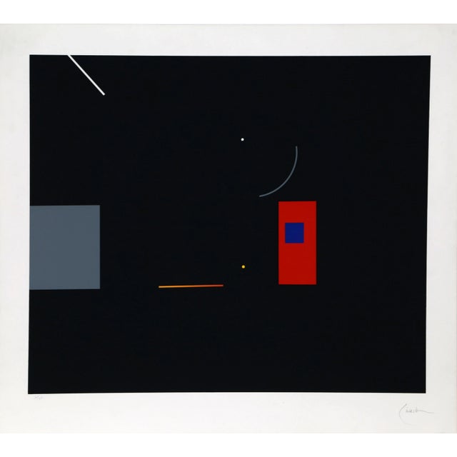 Geometric Abstract Serigraph VI by Robert Einbeck For Sale - Image 4 of 4