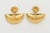 1960s Vintage 1960's Gold Plated Pagoda Form Dangle Clip on Earrings, Pair Of For Sale - Image 5 of 9