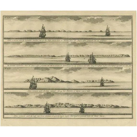 Islands of Marken, 1726, Paper For Sale